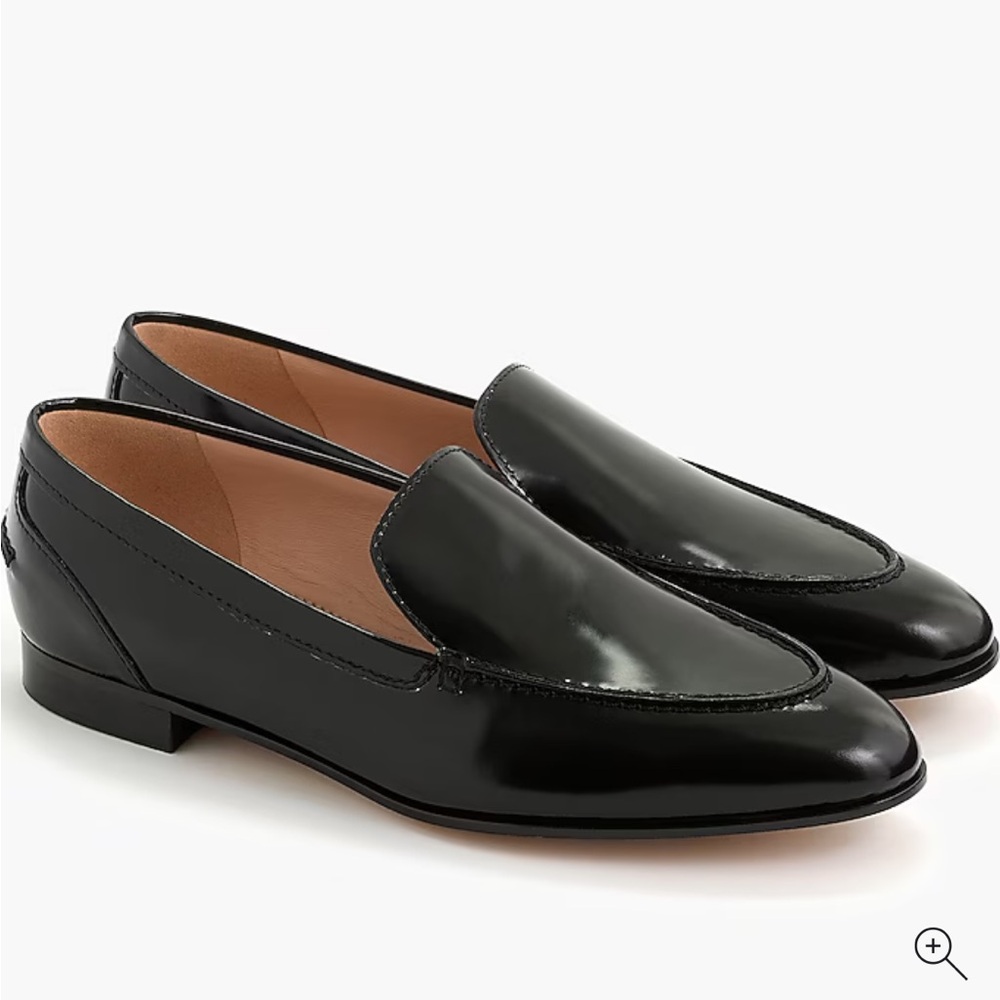 J.Crew Academy loafers AB071 black flats leather
